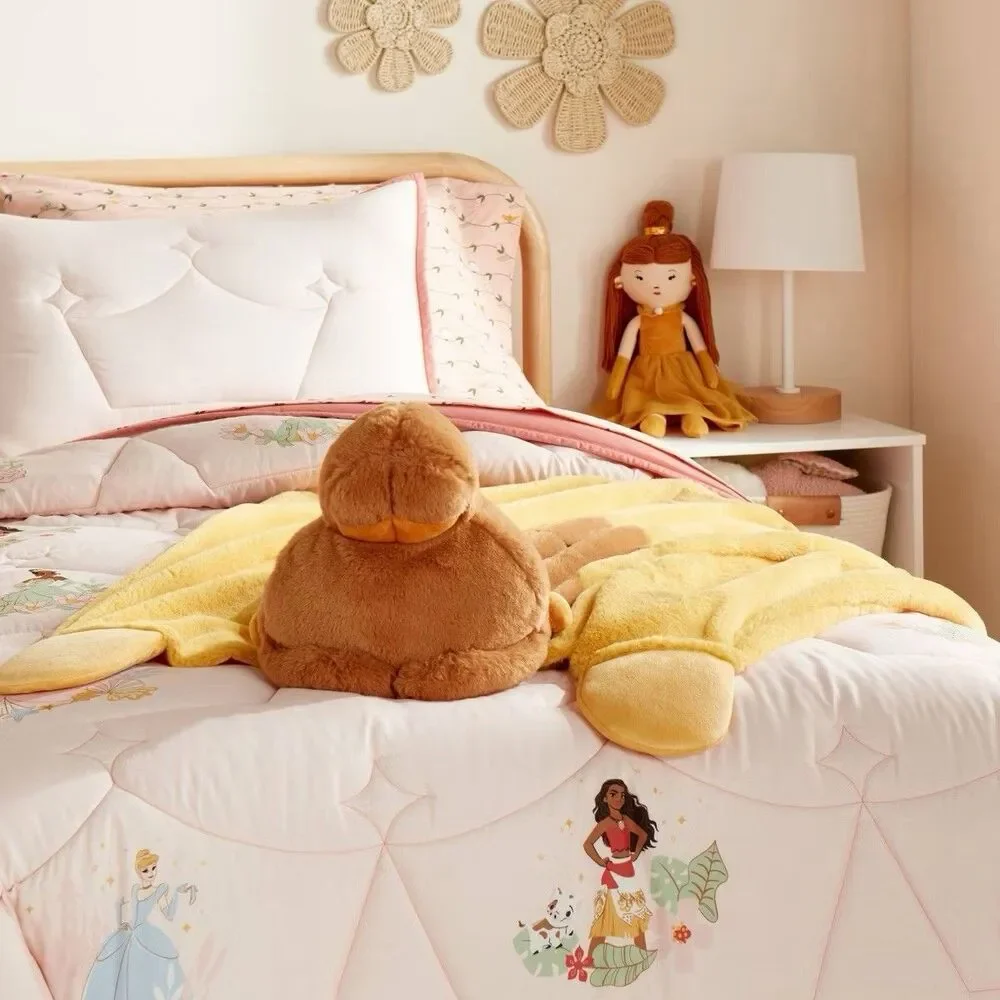 Disney Pillowfort Princess Belle Kids Hooded Blanket Beauty and the Beast New